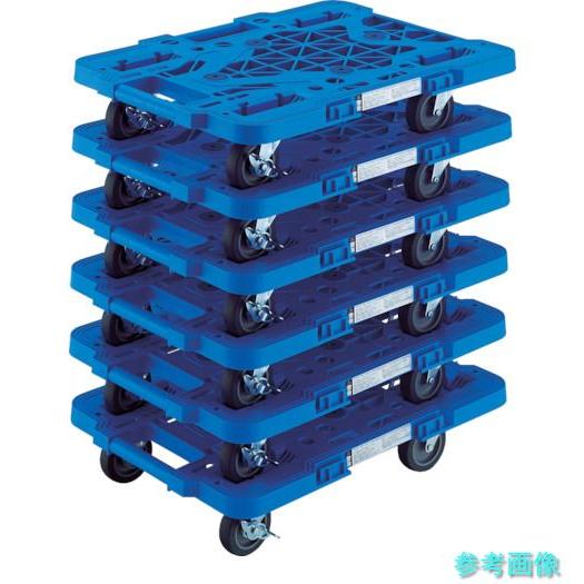 TRUSCO MPK-500JS-B-M6 まとめ買い 樹脂製平台車  ルートバン  MPK-500...