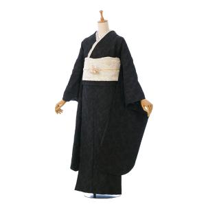 2〜12月】正絹振袖|着物レンタル|153〜165cm|振袖フルセット(黒系