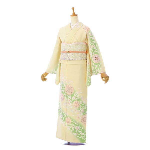 レンタル着物|訪問着|153〜165cm|訪問着フルセット(クリーム系)|訪問着・付下げ HAD28...