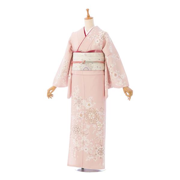 レンタル着物|訪問着|153〜165cm|訪問着フルセット(ピンク系)|訪問着・付下げ HAD282...
