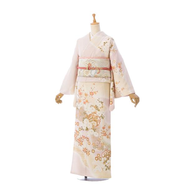 レンタル着物|訪問着|153〜165cm|訪問着フルセット(ピンク系)|訪問着・付下げ HAD284...