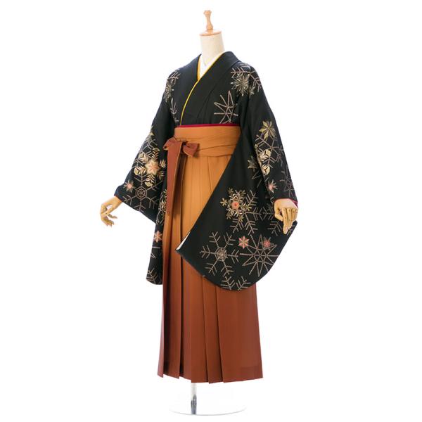 先生　卒業式|153〜158cm|卒業式袴セット(黒系)|卒業袴(普通サイズ) R974_H13-2...