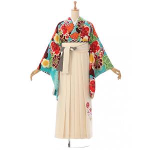 卒業袴レンタル 148〜152cm JAPAN STYLE×中村里砂 普通サイズ R1471L_E-H214-23-1｜e-kimono-rental