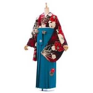 卒業式袴レンタル 153〜158cm JAPAN STYLE×中村里砂(ブラック系))|卒業袴(普通サイズ) HAGC02E（2.4）｜e-kimono-rental