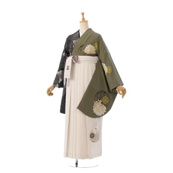 レンタル着物|卒業袴|JS×中村里砂|153〜157cm|卒業式袴セットレンタル(グリーン系)|卒業...
