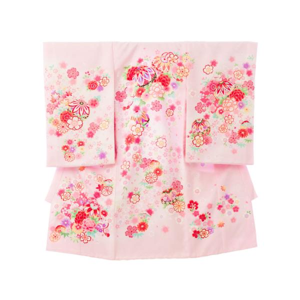 お宮参り|女児産着|着物レンタル|お宮参り着物フルセットレンタル(ピンク系)|女の子 HAMA072