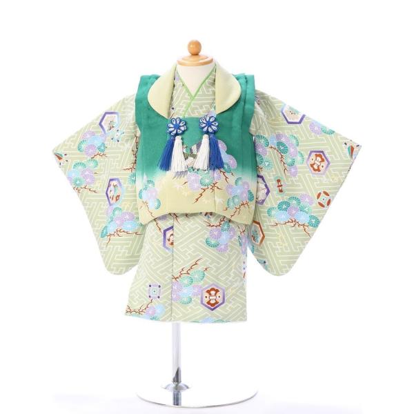 E-1H-32 ベビー着物 100日から1歳 初誕生 初節句 端午の節句 お食い初め 子供の日 こど...