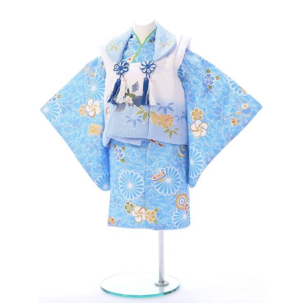 E-1H-34 ベビー着物 100日から1歳 初誕生 初節句 端午の節句 お食い初め 子供の日 こど...