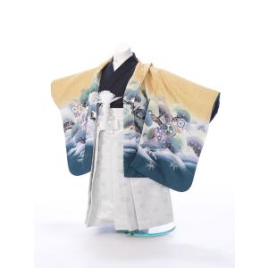 【専用出品】男の子着物2着 簡単着付け|1歳〜2歳|七五三 兄弟|赤ちゃん着物(袴)フルセット