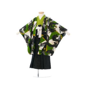 陽気な天使|着物レンタル|被布セット|90〜100cm|七五三 着物 3歳 男