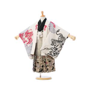 花うさぎ|着物レンタル|被布セット|90〜100cm|七五三 着物 3歳 男|被布