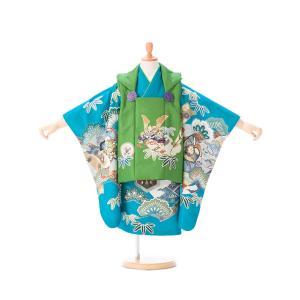 陽気な天使|着物レンタル|被布セット|90〜100cm|七五三 着物 3歳 男