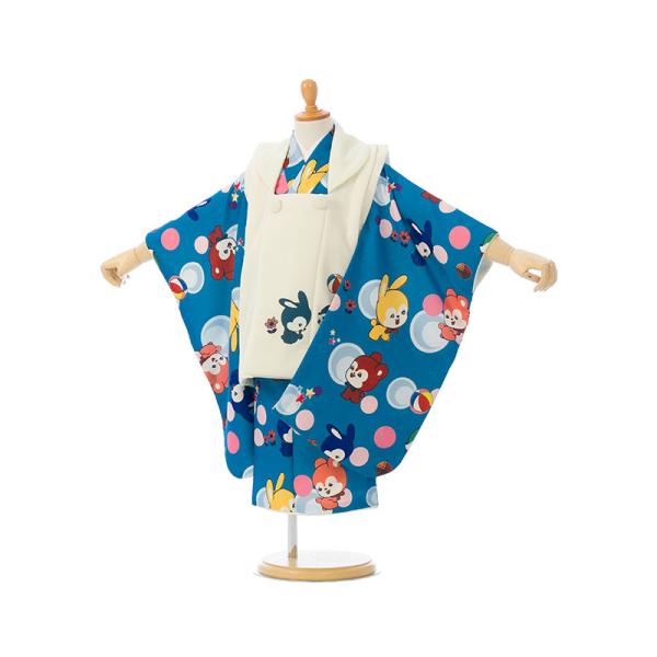 ICHIHA|着物レンタル|被布セット|90〜100cm|七五三 着物 3歳 男|被布着物セットレン...