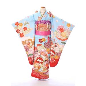 七五三 着物 7歳 フルセット 着物 7歳 辻が花柄の七五三着物レンタル