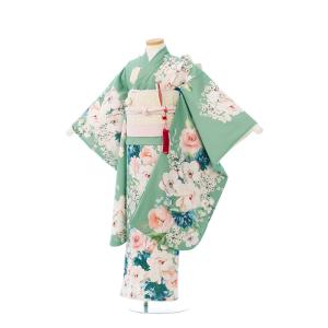 レンタル着物|7歳女の子|110〜120cm|七五三着物レンタルフルセット(赤