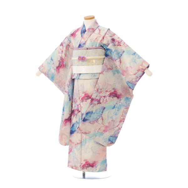 レンタル着物|7歳女の子|リリアムネア|115〜125cm|七五三着物レンタルフルセット(ピンク系)...