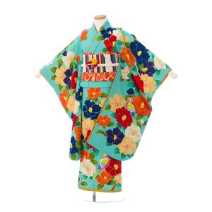 七五三 着物 7歳 フルセット 着物 7歳 辻が花柄の七五三着物レンタル