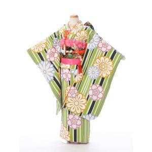 e-7-117 ピンク地 鹿の子 しぼり調 正絹 式部浪漫 7歳 女の子 七五三