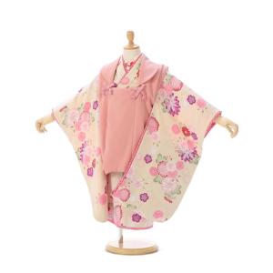 JAPAN STYLE　被布|七五三着物3歳　女の子(被布)フルセット（クリーム系）|女の子(三歳)
