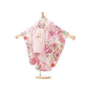 被布セット|90〜100cm|七五三着物3歳|女の子(被布)フルセット(水色系