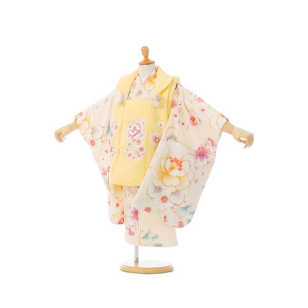 被布セット|Shinako Collection|90〜100cm|七五三着物3歳|女の子(被布)フ...