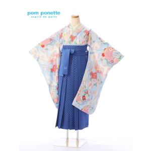 pom ponette 148〜153cm 卒業式 袴レンタル 小学生 女の子  E-13-015_E-H180-23-1