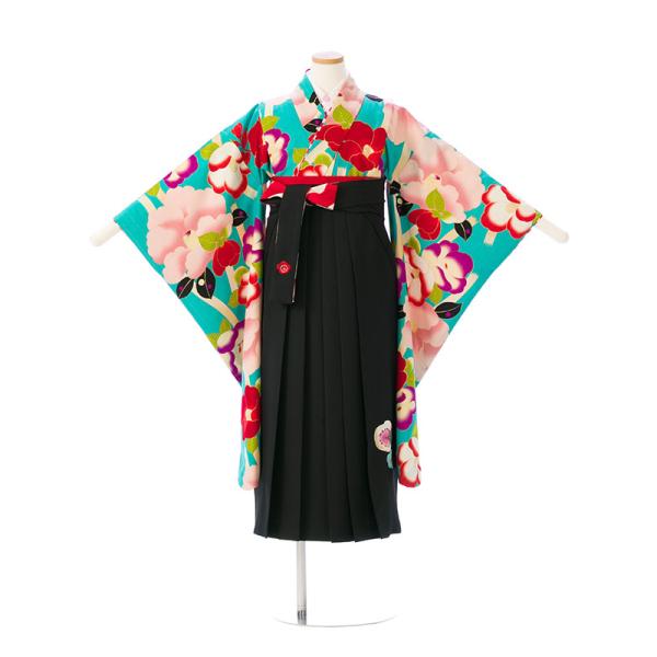 袴レンタル 138〜143cm 小学生 ブランド 紅一点 卒業式袴セット(ターコイズ系）｜女の子(小...