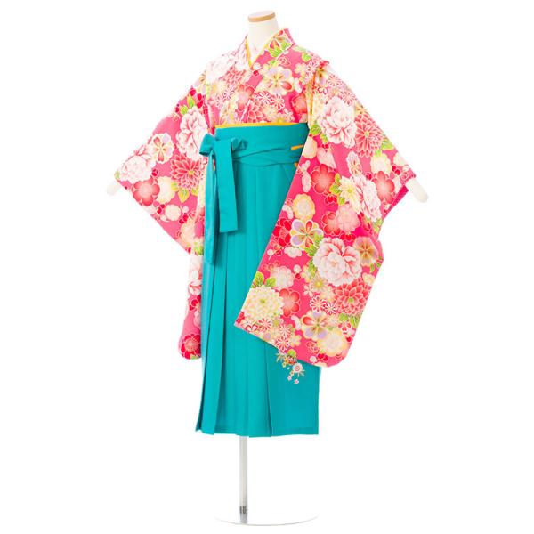 卒業式 袴レンタル 138〜143cm 小学生 ジュニア袴 女の子 レトロ 式部浪漫 E-13-00...