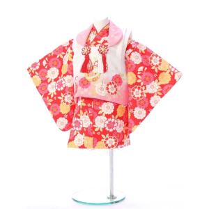 E-1H-31 ベビー着物 100日から1歳 初誕生 赤ちゃん 初節句