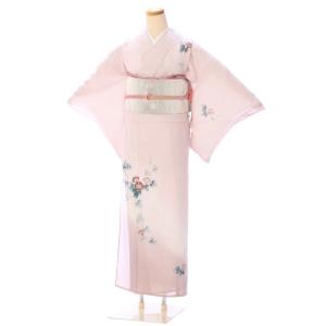 2057 夏用 絽 訪問着 夏用 絽 訪問着 フルセット(ピンク系)|訪問着・付下げ 3L36 : e-きもの