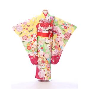 ジュニア着物レンタル|130〜140cm|8歳〜10歳|絞り調|女の子|記念撮影