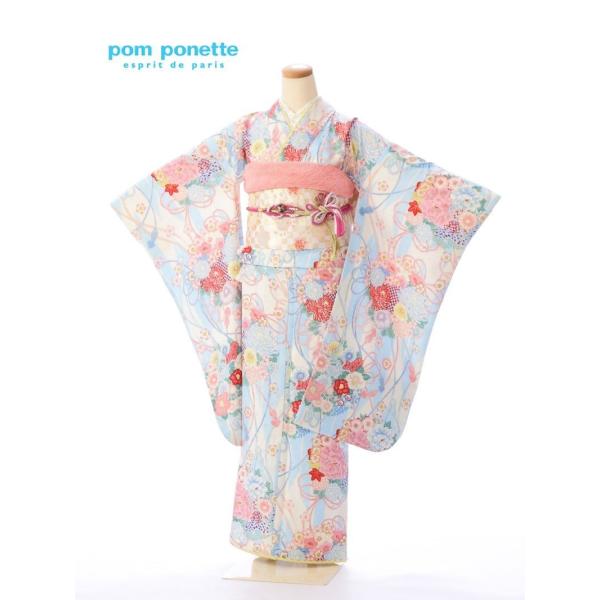ジュニア着物 レンタル 女の子 150〜155cm 10歳〜13歳 pom ponette 結婚式お...