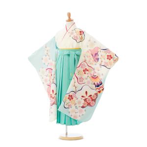 卒園式 袴レンタル【Lako×Kura withたこやきレインボー】レトロ柄を