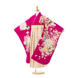 卒園袴|110〜120cm|卒園式袴レンタルフルセット(紫系)|女の子(卒園式袴