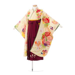 卒園袴|式部浪漫|110〜120cm|卒園式袴レンタルフルセット(紫系)|女の子