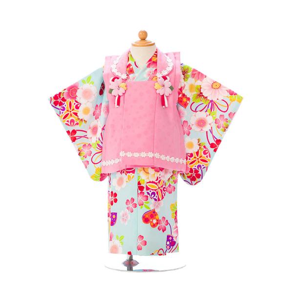 HHS0003 ベビー着物 100日から1歳 初誕生 赤ちゃん 初節句 桃の節句 お食い初め ひな祭...