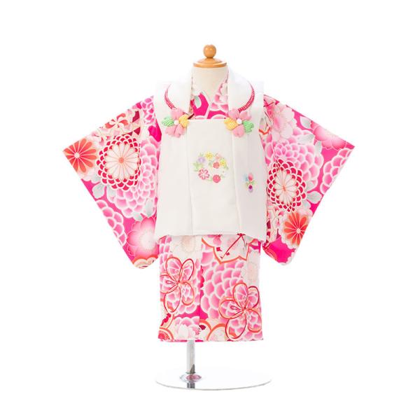 HHS0004 ベビー着物 100日から1歳 初誕生 赤ちゃん 初節句 桃の節句 お食い初め ひな祭...