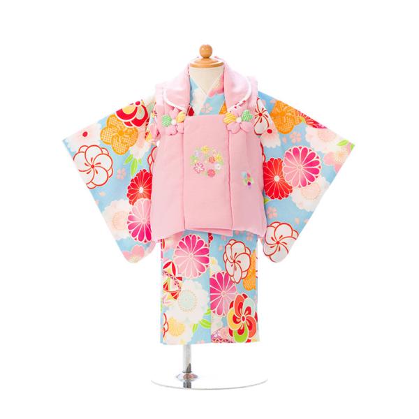 HHS0005 ベビー着物 100日から1歳 初誕生 赤ちゃん 初節句 桃の節句 お食い初め ひな祭...