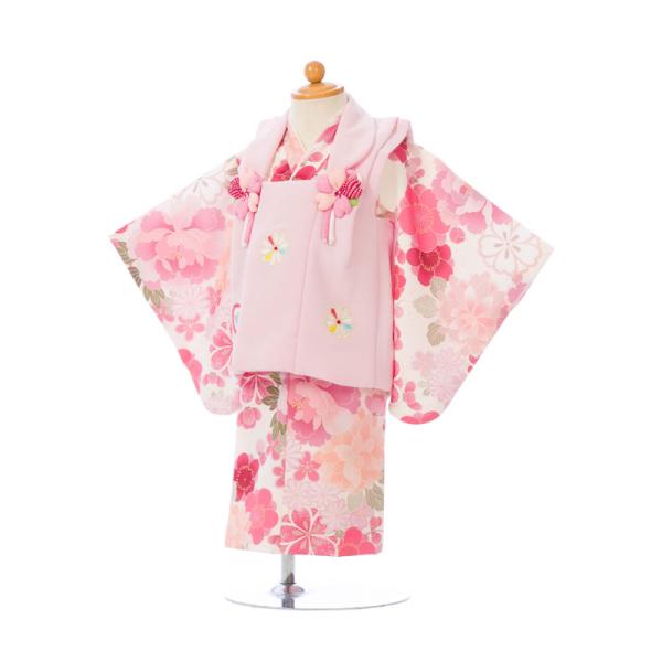 HHS0007 ベビー着物 100日から1歳 初誕生 赤ちゃん 初節句 桃の節句 お食い初め ひな祭...