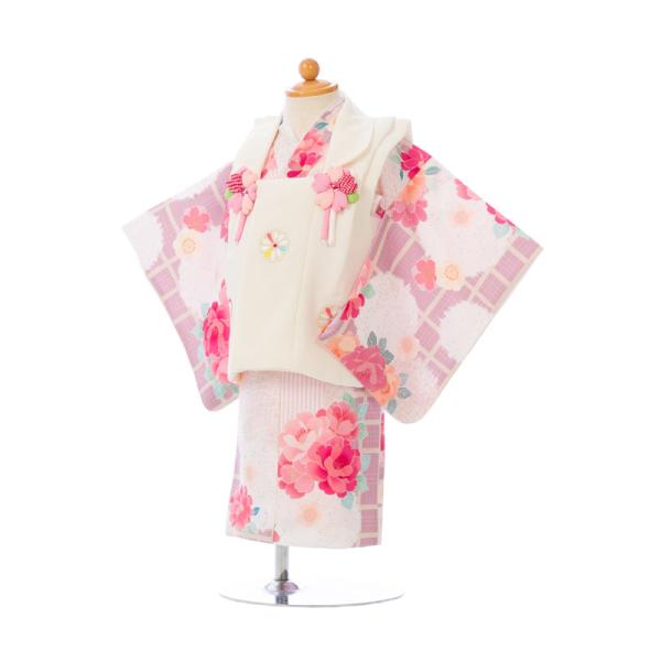 HHS0010 ベビー着物 100日から1歳 初誕生 赤ちゃん 初節句 桃の節句 お食い初め ひな祭...