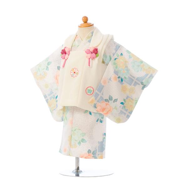 HHS0011 ベビー着物 100日から1歳 初誕生 赤ちゃん 初節句 桃の節句 お食い初め ひな祭...