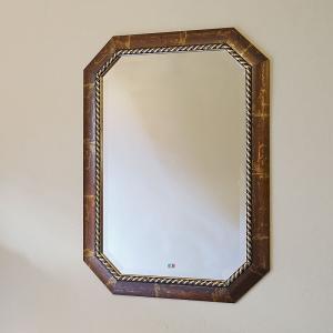 姿見 アンティーク ミラー 全身鏡 壁掛け ウォールミラー 面取り