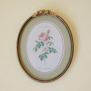 ！ 絵画 インテリア 額入り イタリア調 ルドゥーテ 薔薇