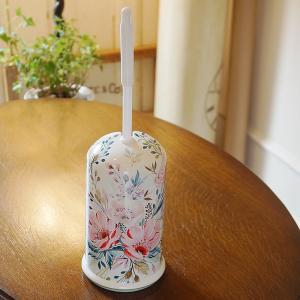 ロイヤルアーデン トイレブラシ 陶器 ラブリーローズ