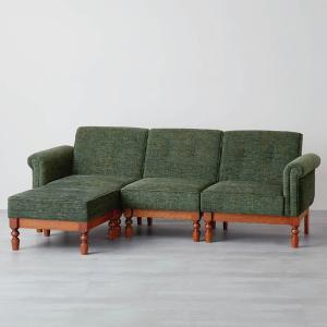 カントリーハウス 3Pソファ 3人掛けソファ+オ...の商品画像