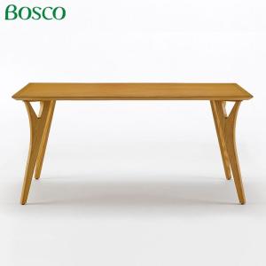 Bosco ボスコ 家具 ダイニングテーブル150 MB ミディアムブラウン色 送料無料｜e-kirakukan