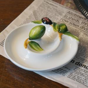イタリア製 レモン柄 サラダボウル 陶器 食器 ハンドメイド ベジタブル