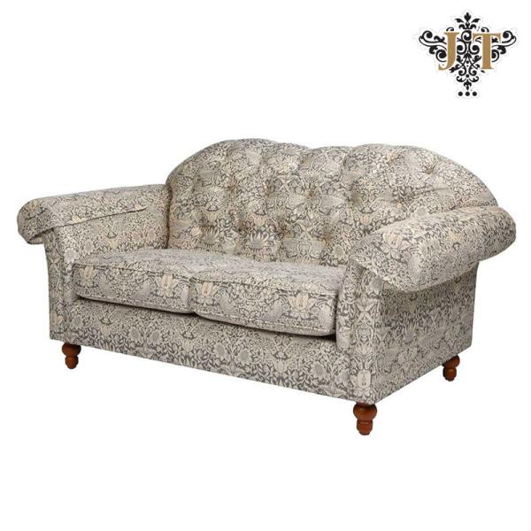 Jennifer Taylor ジェニファーテイラー 2人掛けソファ 布 いちご泥棒柄 送料無料　ピ...