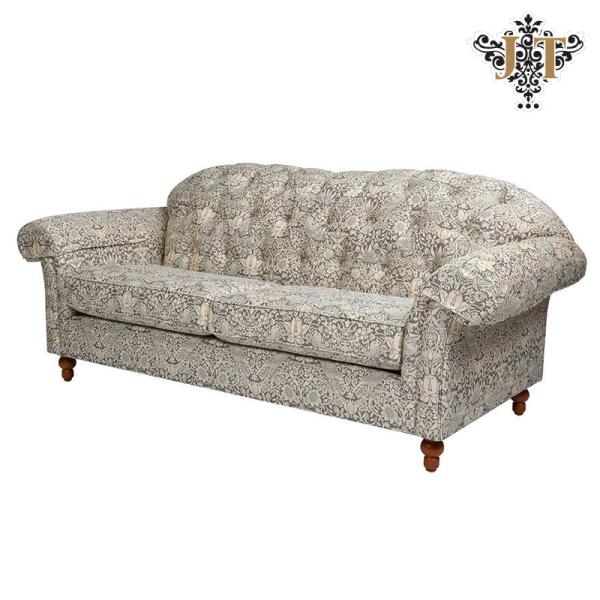 Jennifer Taylor ジェニファーテイラー 3人掛けソファ 布 いちご泥棒柄 送料無料　ピ...