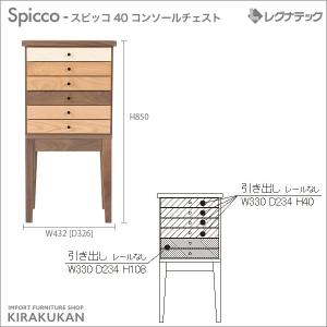 レグナテック スピッコ 40 コンソールチェス...の詳細画像1